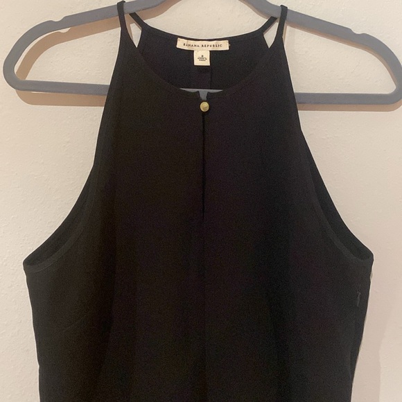 Banana Republic Keyhole Top Size Medium Black - Picture 3 of 13